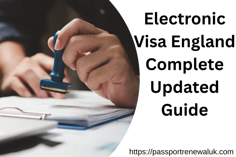 Electronic Visa England