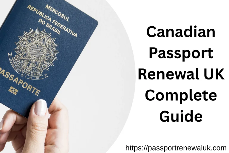 Canadian Passport Renewal UK